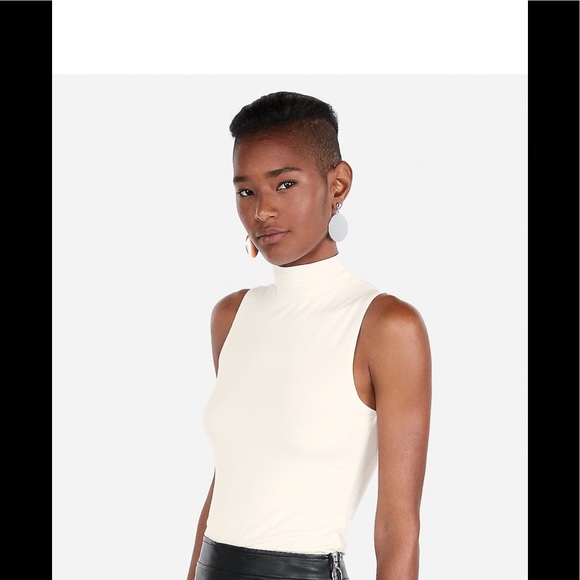 Express Tops - NWOT mock neck sleeveless tank sz XS